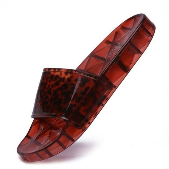 Comfy Jelly Slides in Tortoise - Picture 2 of 6